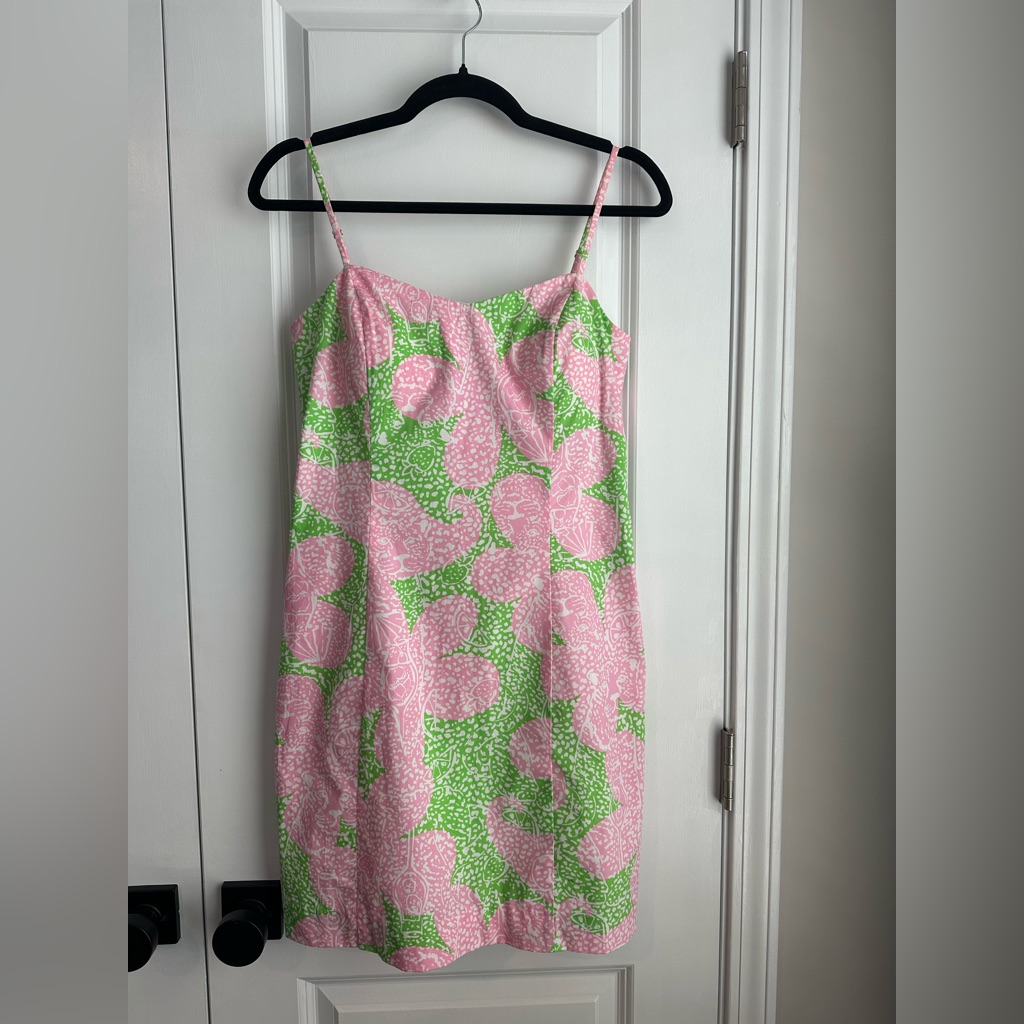 Lilly Pulitzer Limeade Cheat Ya Mccallum Dress Size 4